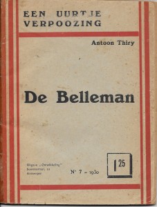 Thiry antoon 22 De Belleman